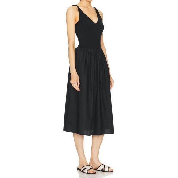 Rails Franca Jersey Sleeveless Midi Dress Black Size L NWT - Picture 11 of 14